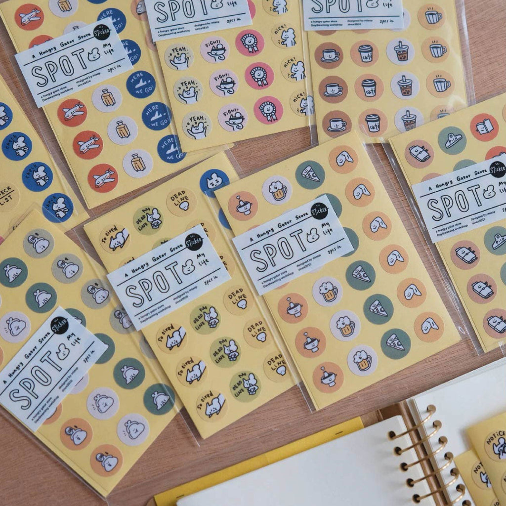 A Gator Life Little Icons Planner Stickers - 2 Pack Decorative Decals