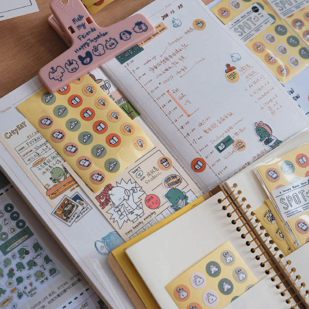 A Gator Life Little Icons Planner Stickers - 2 Pack Decorative Decals