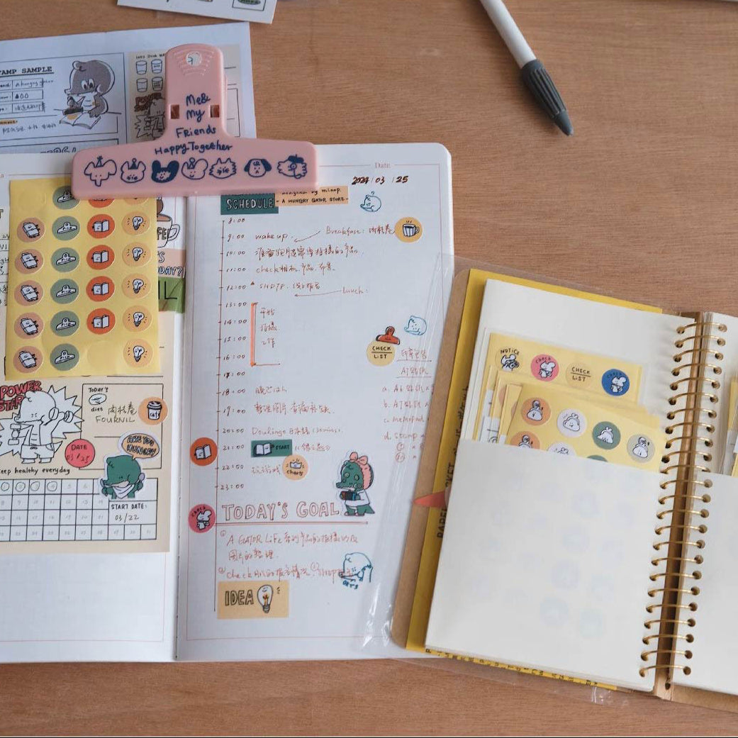 A Gator Life Little Icons Planner Stickers - 2 Pack Decorative Decals