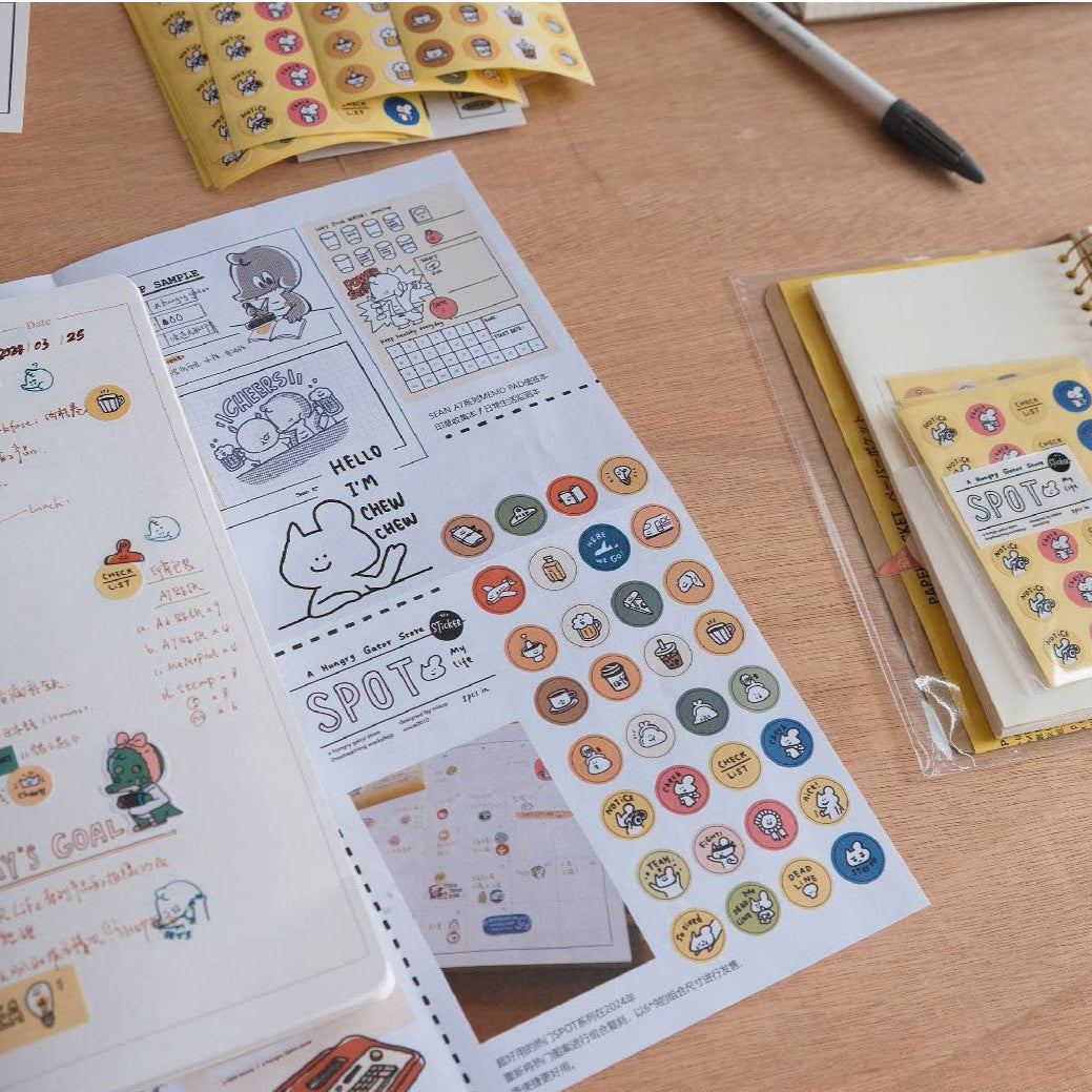 A Gator Life Little Icons Planner Stickers - 2 Pack Decorative Decals