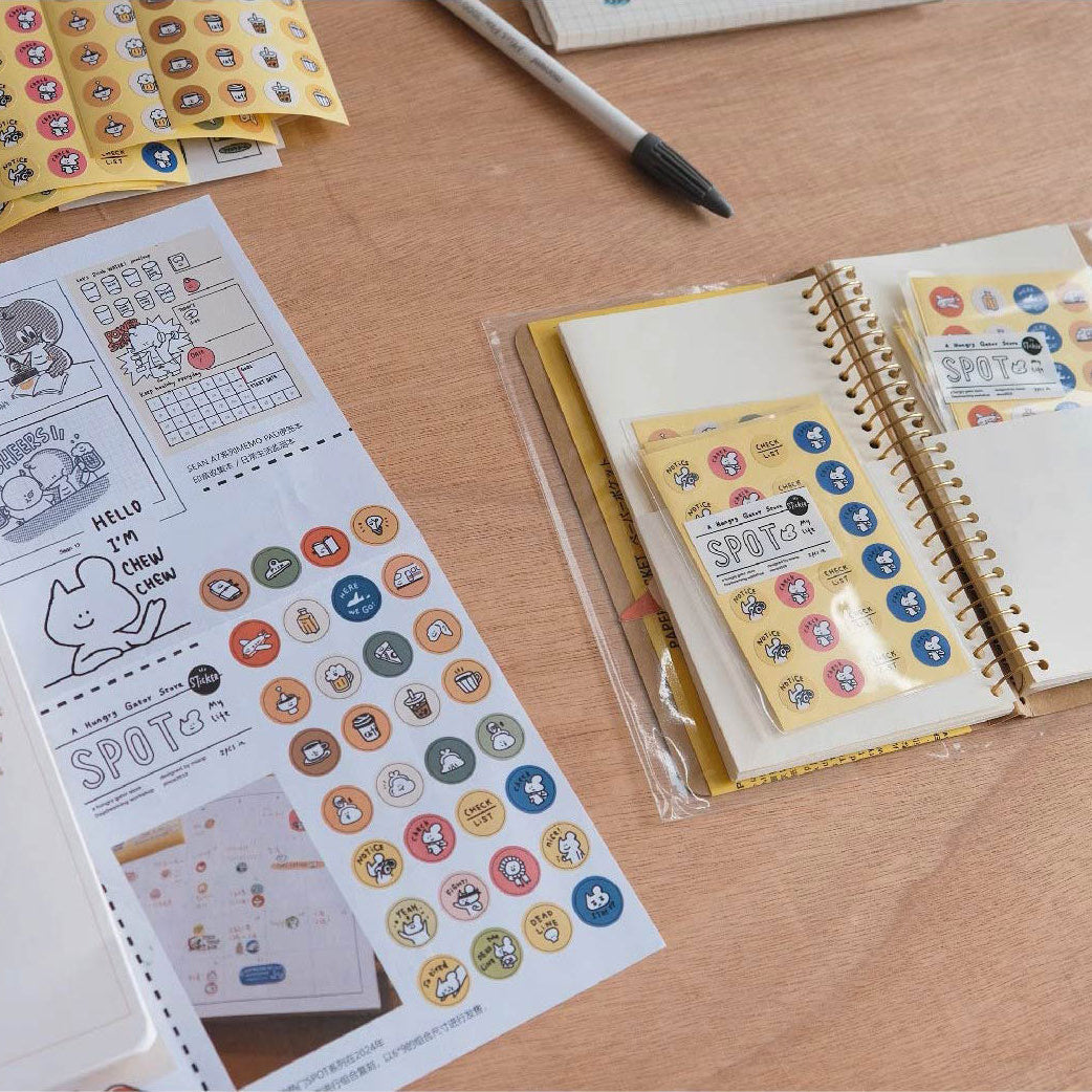 A Gator Life Little Icons Planner Stickers - 2 Pack Decorative Decals