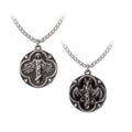 Alchemy Gothic St. Levantius Talisman Pewter Necklace | Dual-Sided