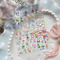 LuLuFun Studio Summer Holiday Nail Deco Stickers - Ultra-Thin Nail Art