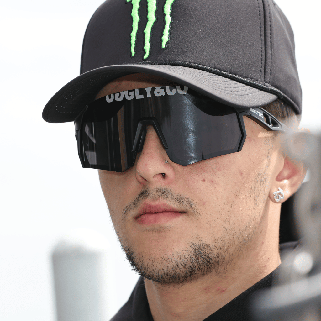 Uggly and Co Paddock Polarized Cycling Sunglasses with 2 Lenses