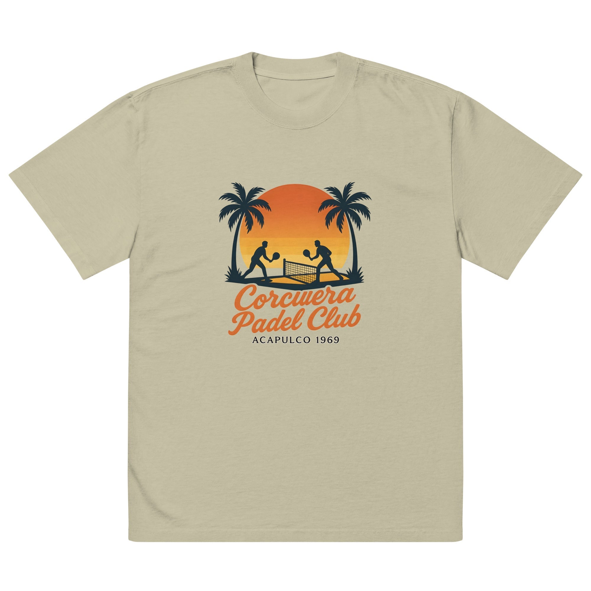 Sunset Oversized faded t-shirt
