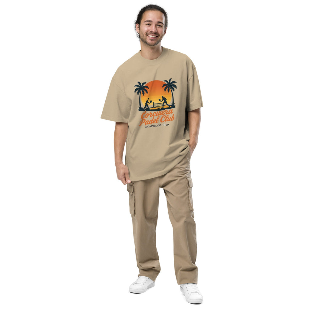 Sunset Oversized faded t-shirt