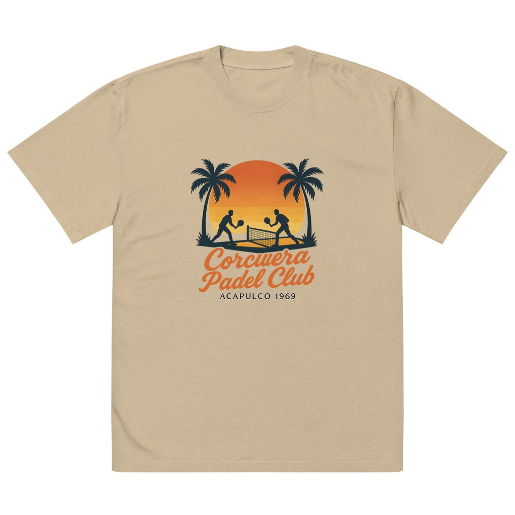 Sunset Oversized faded t-shirt
