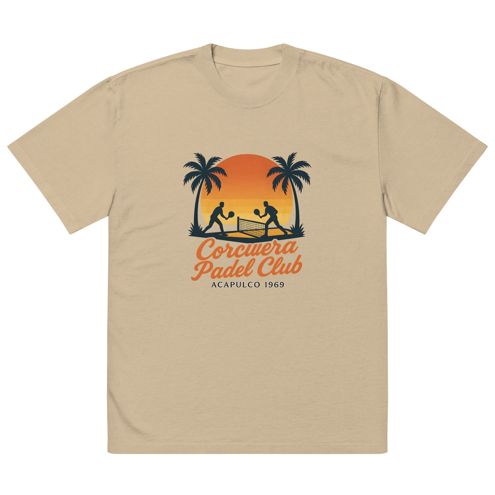 Sunset Oversized faded t-shirt