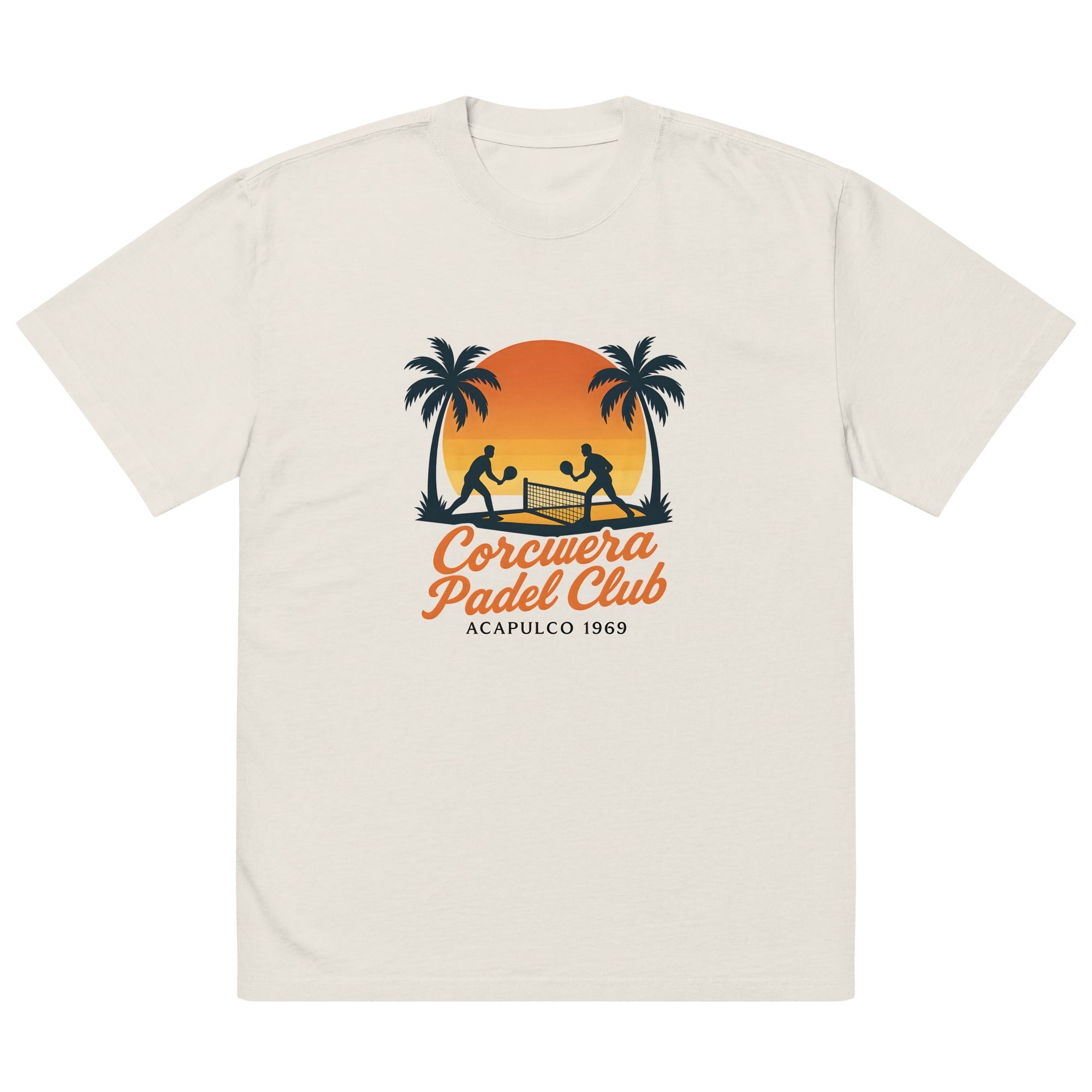 Sunset Oversized faded t-shirt