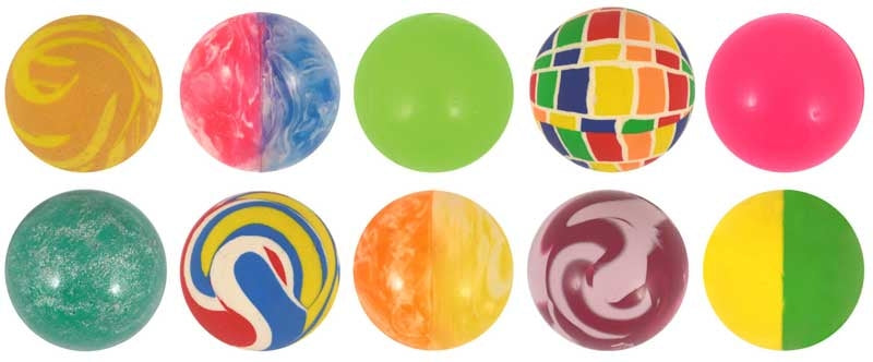 Snaps Miniature Bouncy Balls – Bulk Pack of 250 Assorted Party Favors