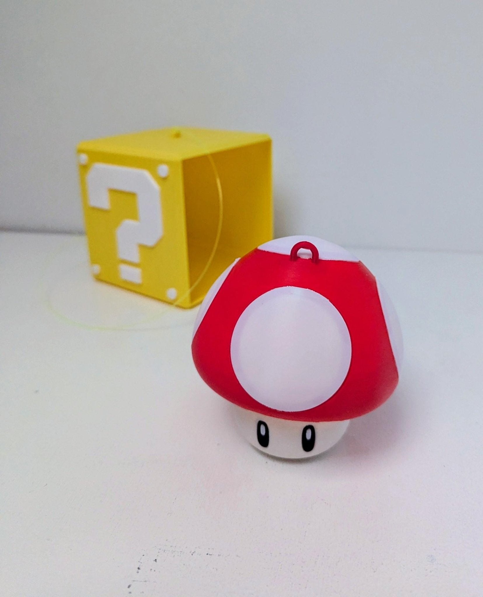 Chaddyverse Super Mushroom Question Block Night Light – 3D Printed LED