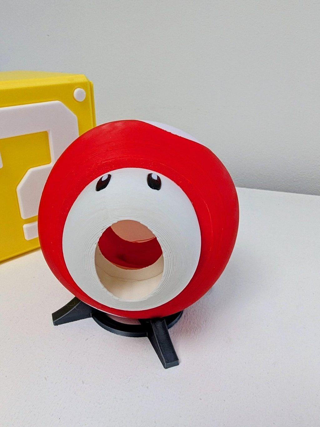 Chaddyverse Super Mushroom Question Block Night Light – 3D Printed LED
