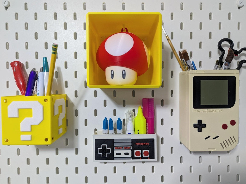 Chaddyverse Super Mushroom Question Block Night Light – 3D Printed LED