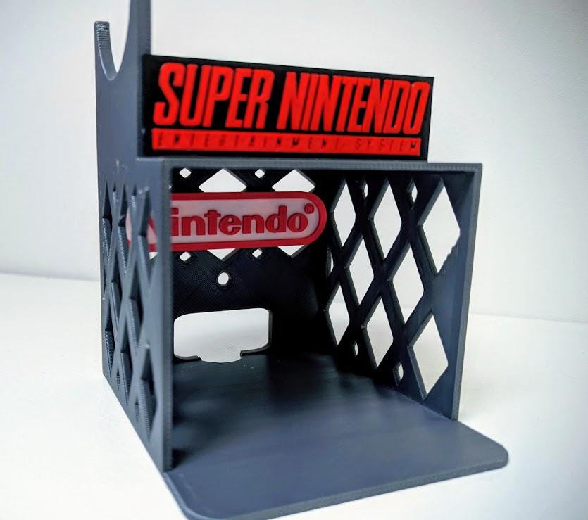 Chaddyverse Super Nintendo Scope Stand | SNES Collector Display Mount