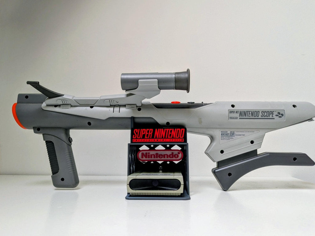 Chaddyverse Super Nintendo Scope Stand | SNES Collector Display Mount