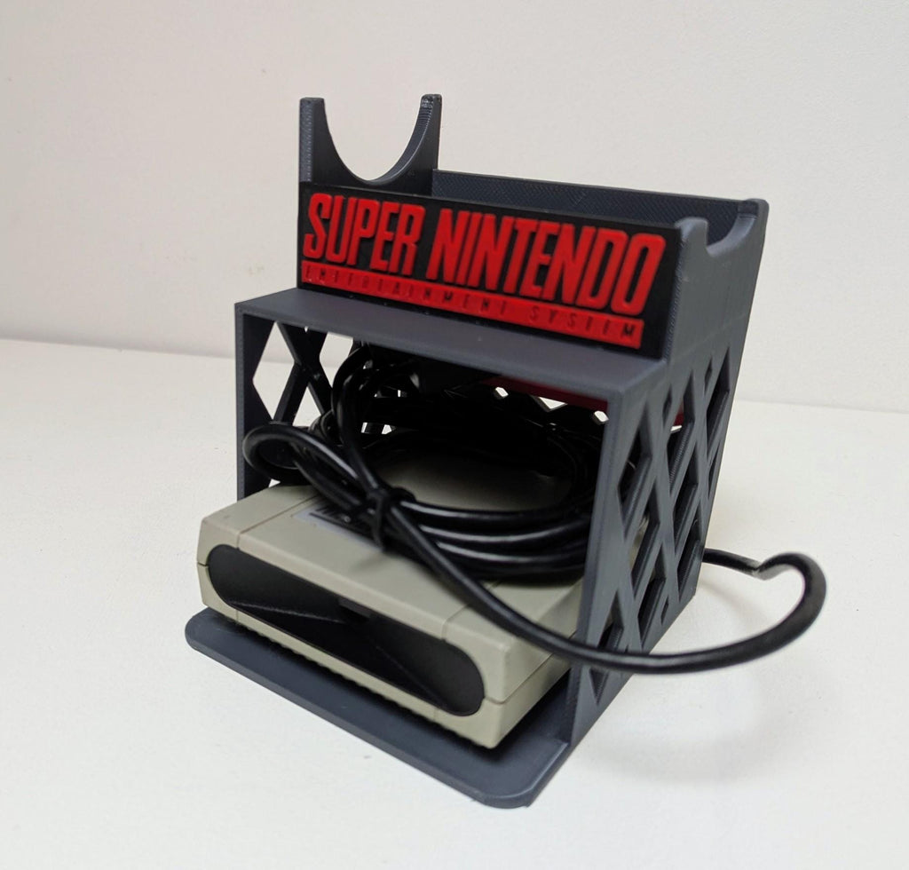 Chaddyverse Super Nintendo Scope Stand | SNES Collector Display Mount