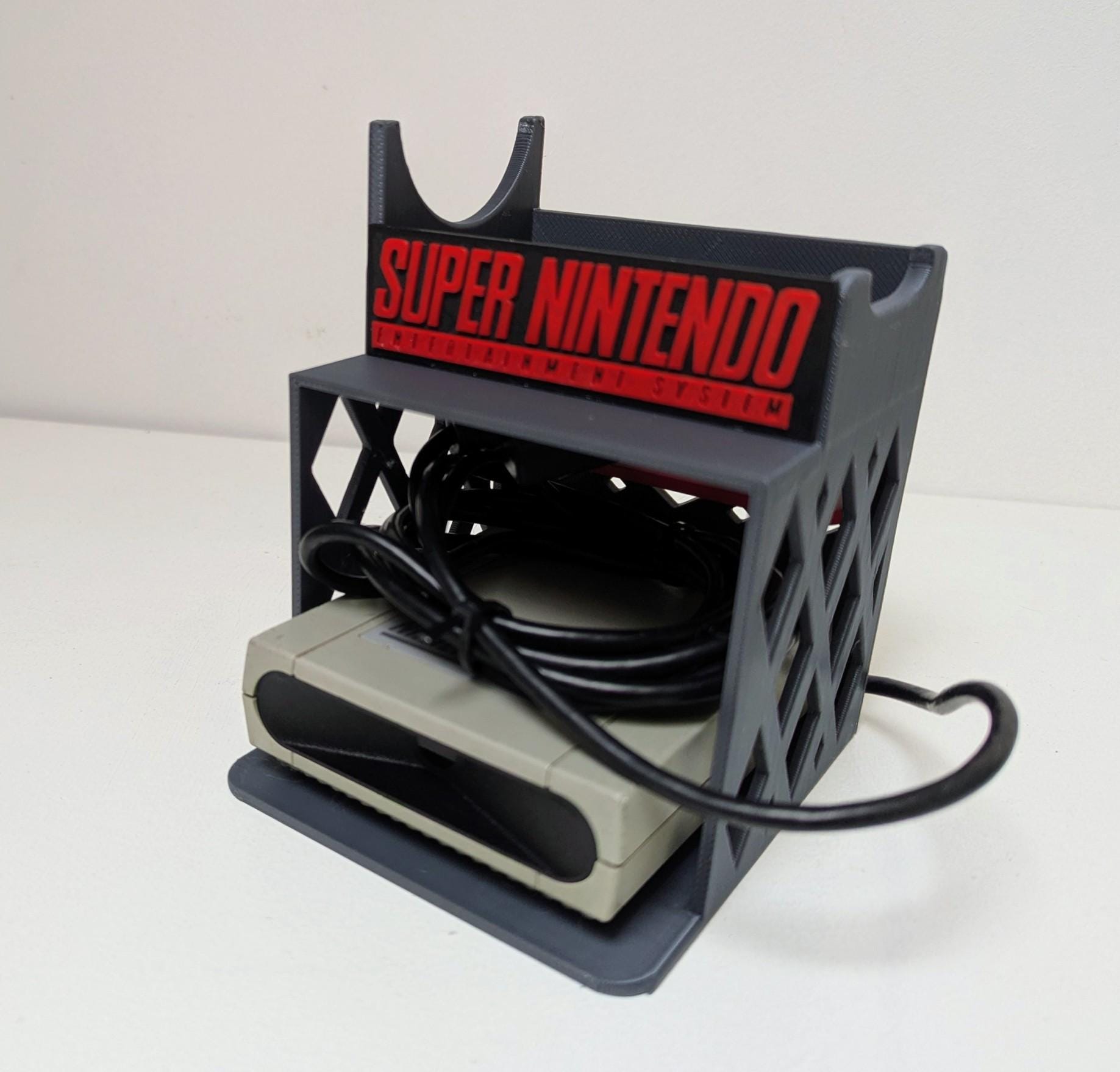 Chaddyverse Super Nintendo Scope Stand | SNES Collector Display Mount