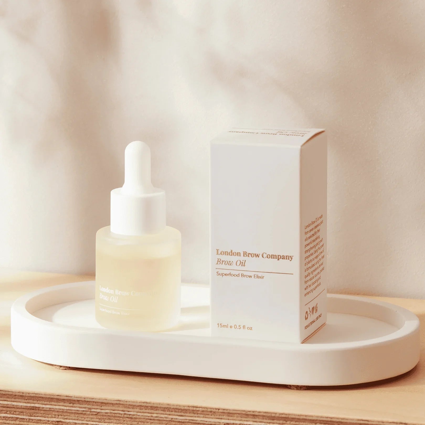 London Brow Oil Superfood Elixir – Nourishing Eyebrow Serum (15ml)