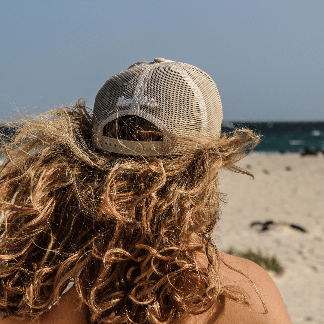 Uggly & Co Original Diamond Trucker Hat – Distressed Vintage Mesh Cap