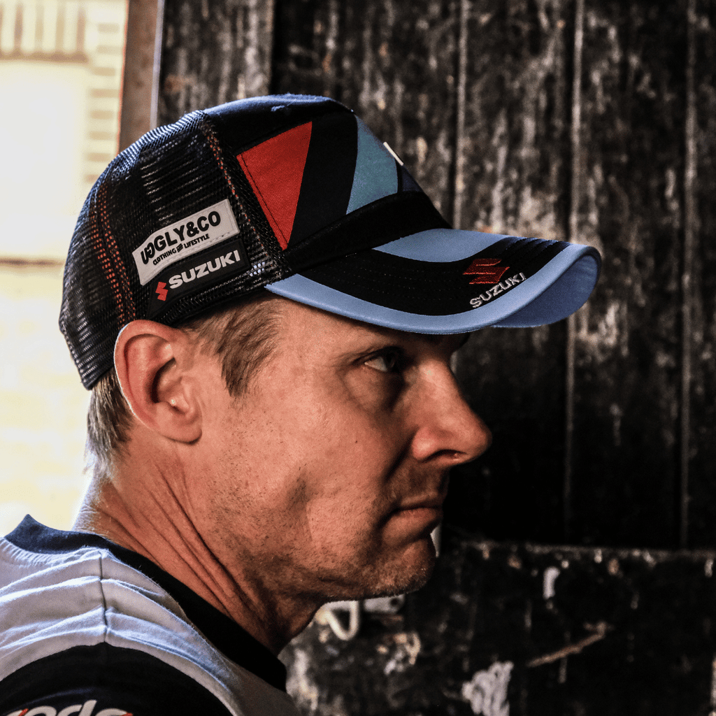 Uggly & Co Team Classic Suzuki Trucker Hat – Racing Mesh Cap