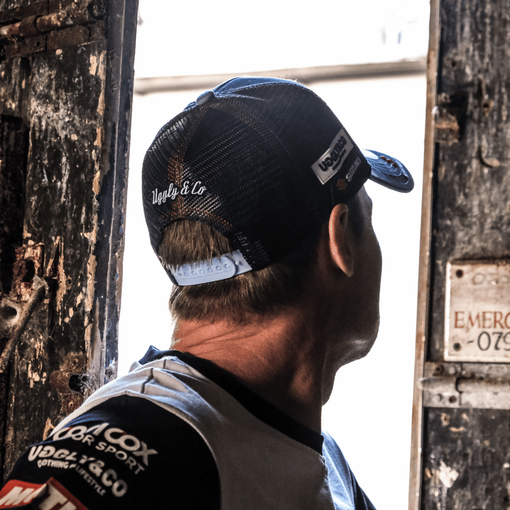 Uggly & Co Team Classic Suzuki Trucker Hat – Racing Mesh Cap