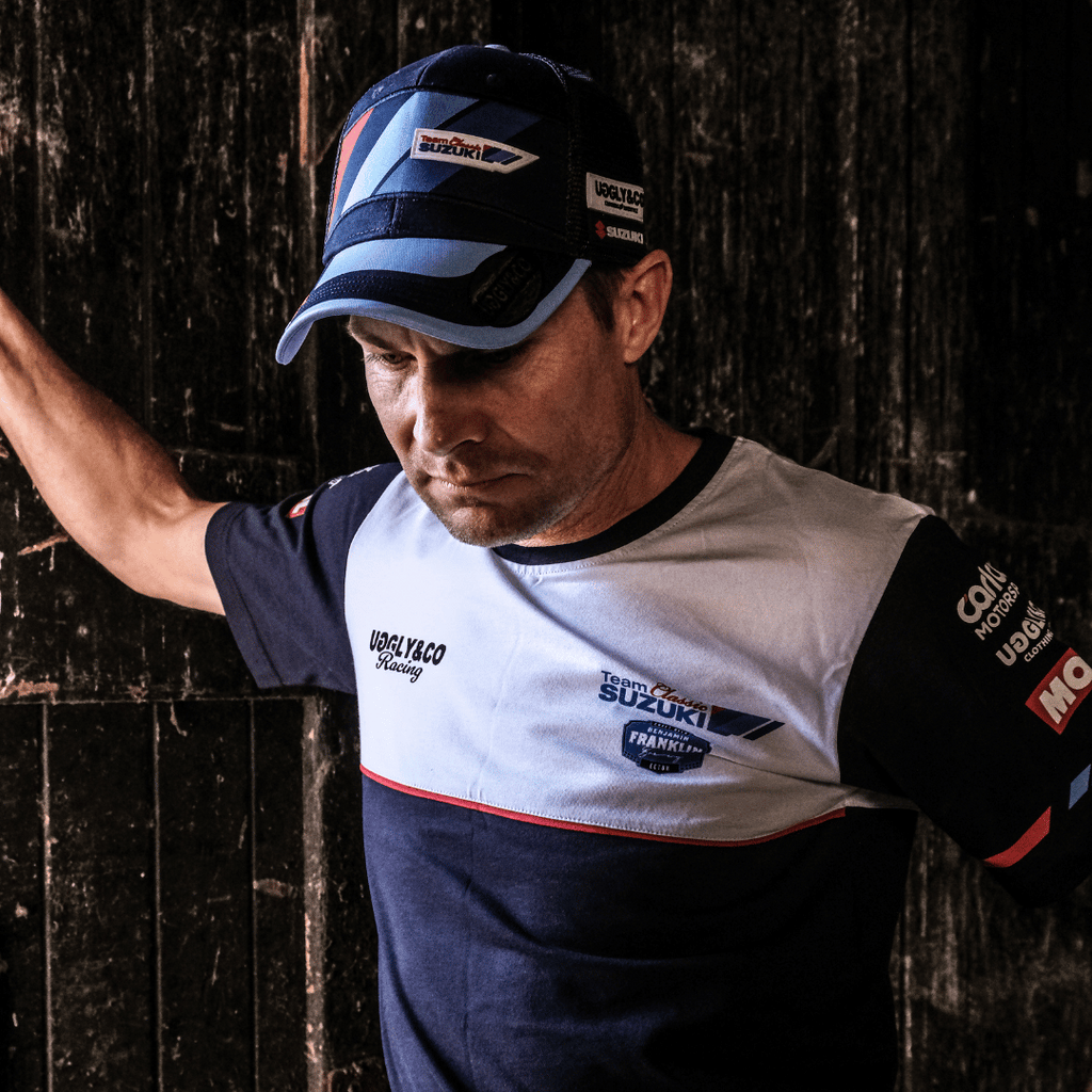 Uggly & Co Team Classic Suzuki Trucker Hat – Racing Mesh Cap