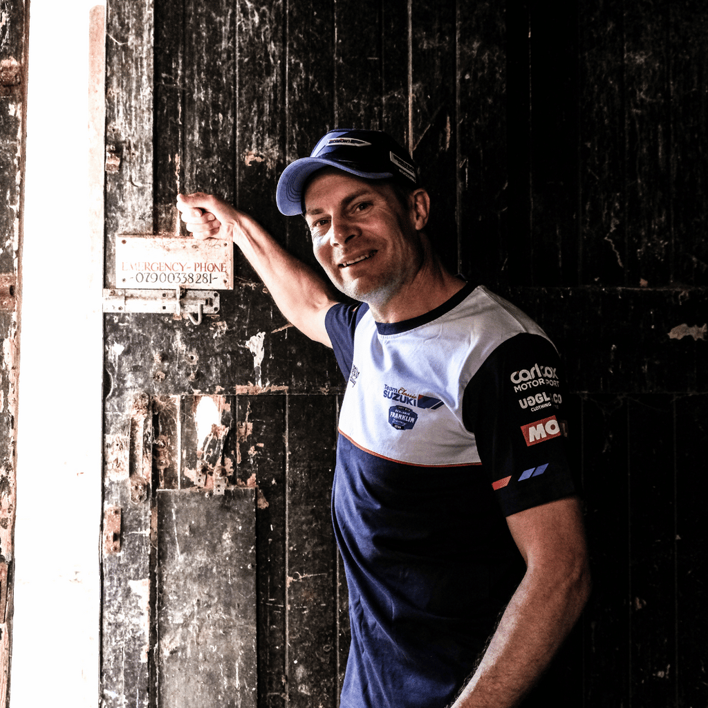 Uggly & Co Team Classic Suzuki Racing Tee – 100% Cotton Graphic T-Shirt
