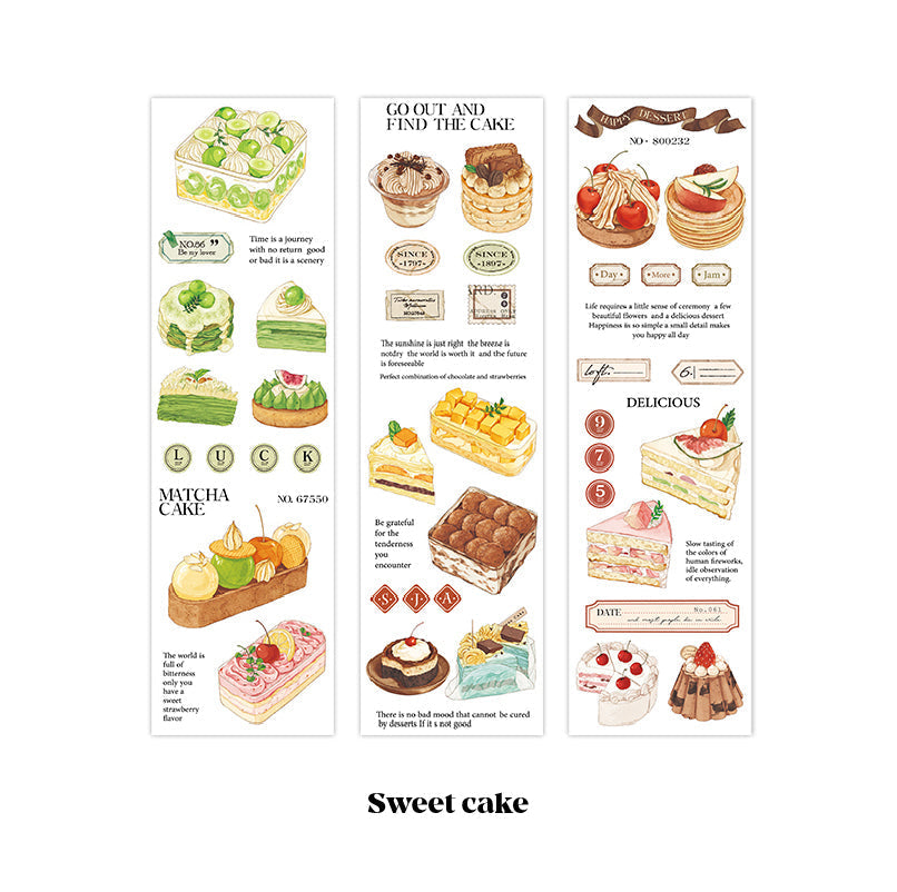 Infeelme Tuesday Channel PET Sticker Sheets for Journaling - 3 Pack
