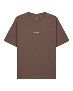 simple. t-shirt. mocha.