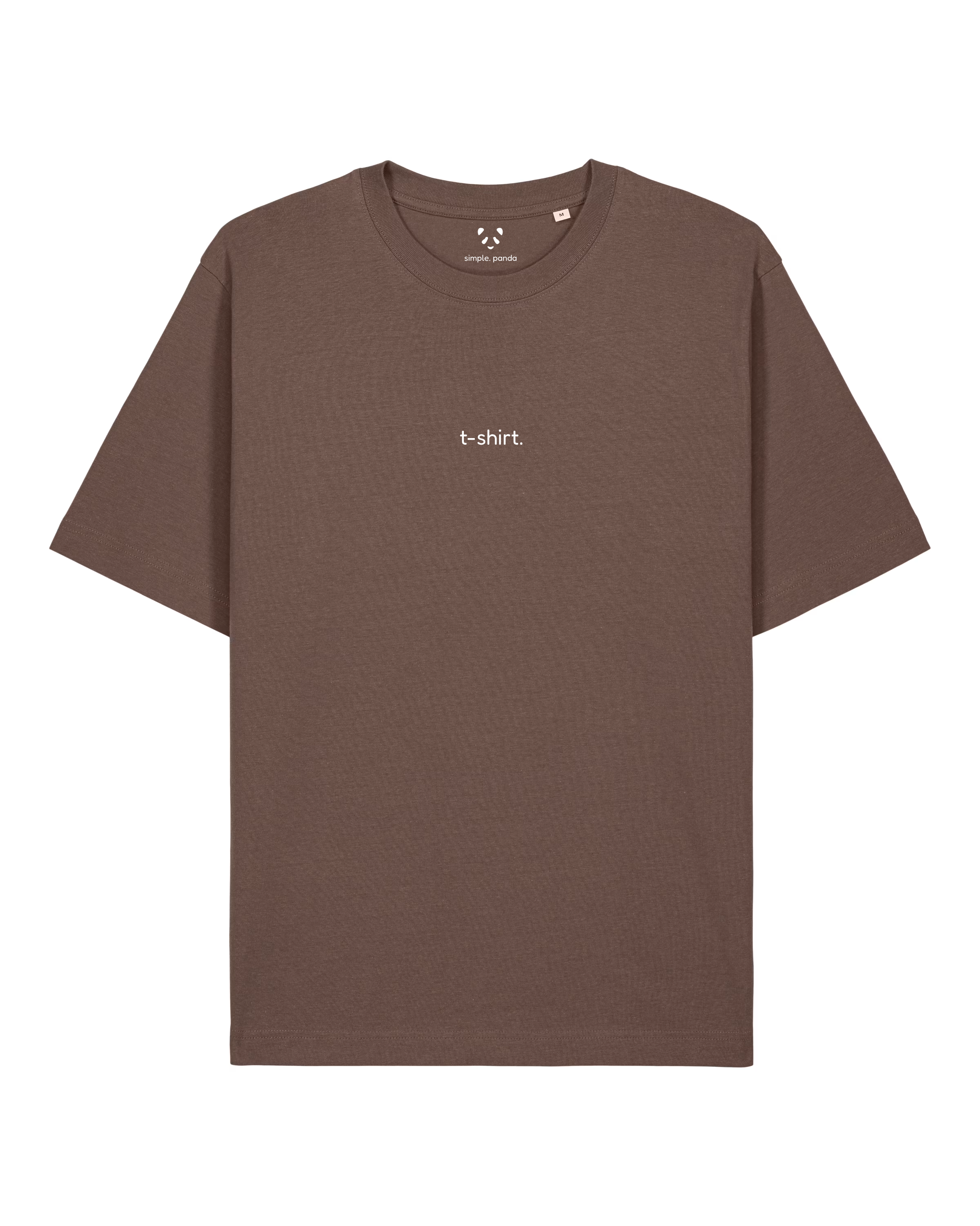 simple. t-shirt. mocha.
