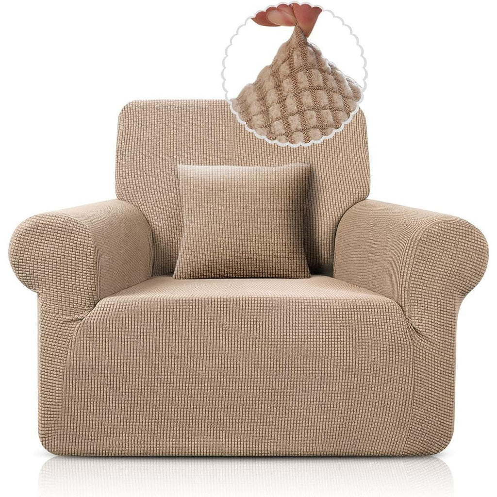 TAOCOCO 1 Seater Sofa Cover – Elastic Jacquard Stretch Slipcover 80-120cm