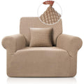 TAOCOCO 1 Seater Sofa Cover – Elastic Jacquard Stretch Slipcover 80-120cm