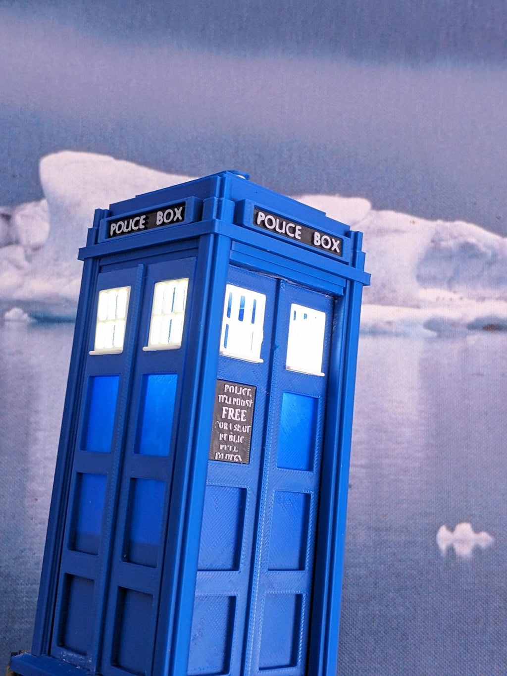 Chaddyverse Dr Who Tardis Night Light | 3D Printed USB LED Lamp