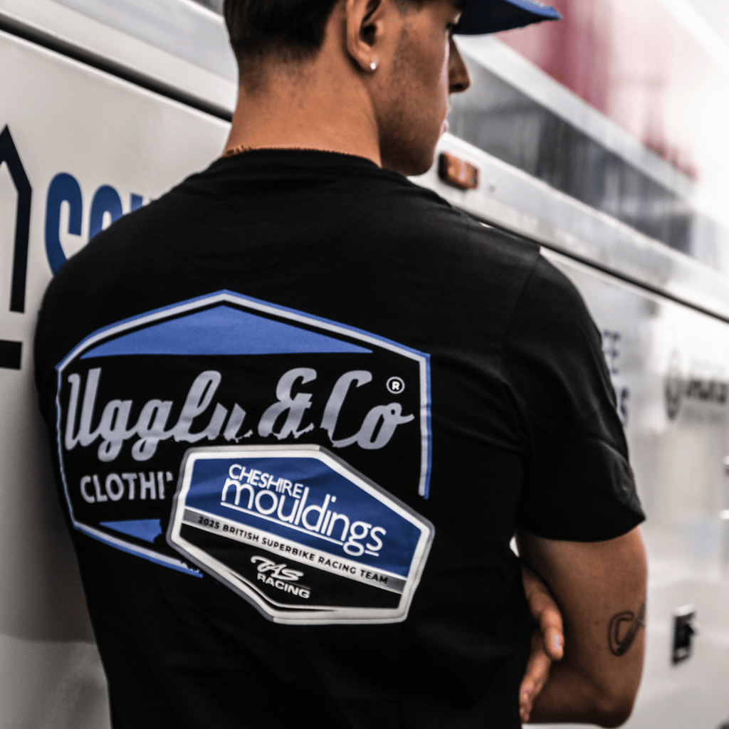 Uggly&Co x TAS Racing Cheshire Mouldings Heavyweight Cotton Tee