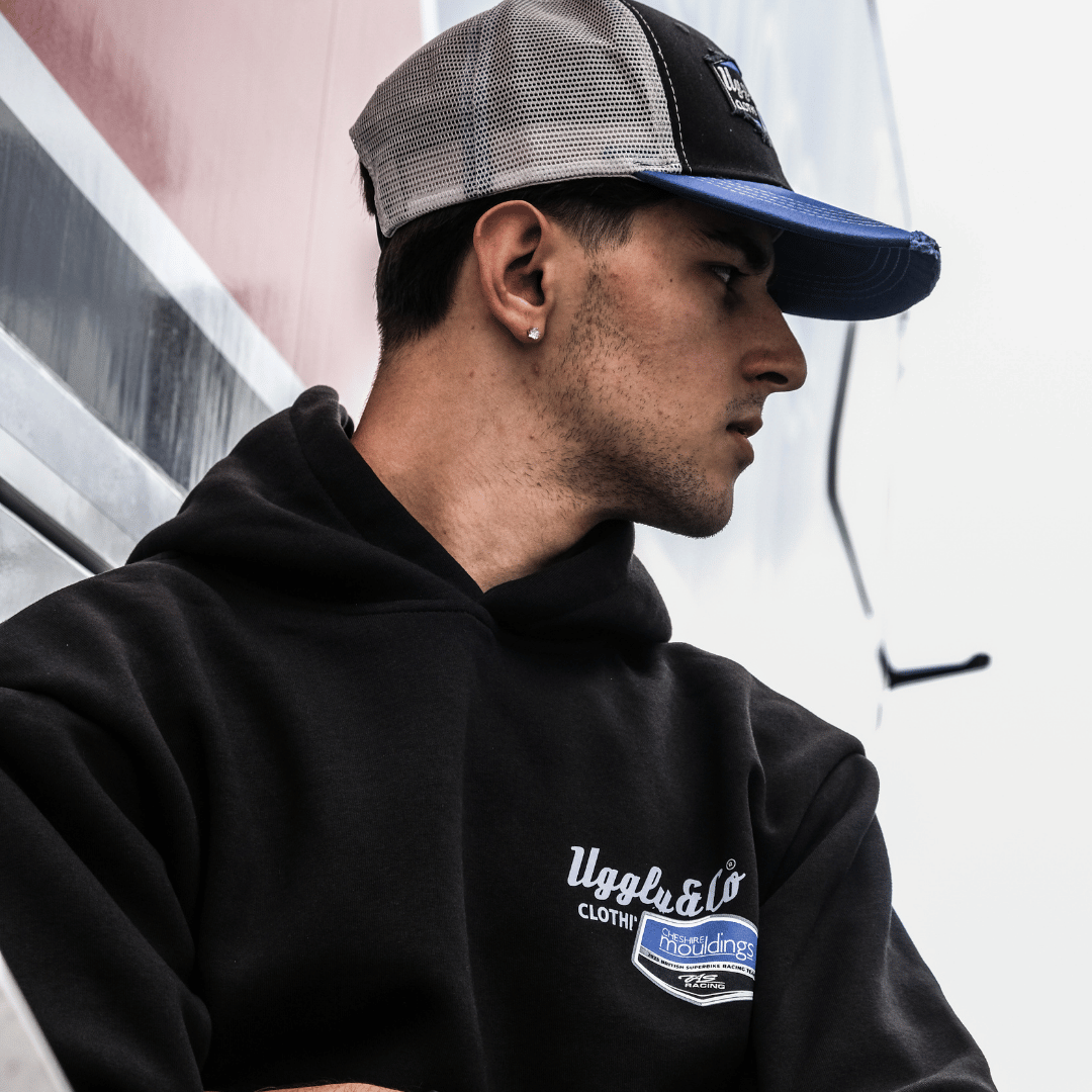 TAS Racing x Cheshire Mouldings Heavyweight Hoodie | Uggly & Co