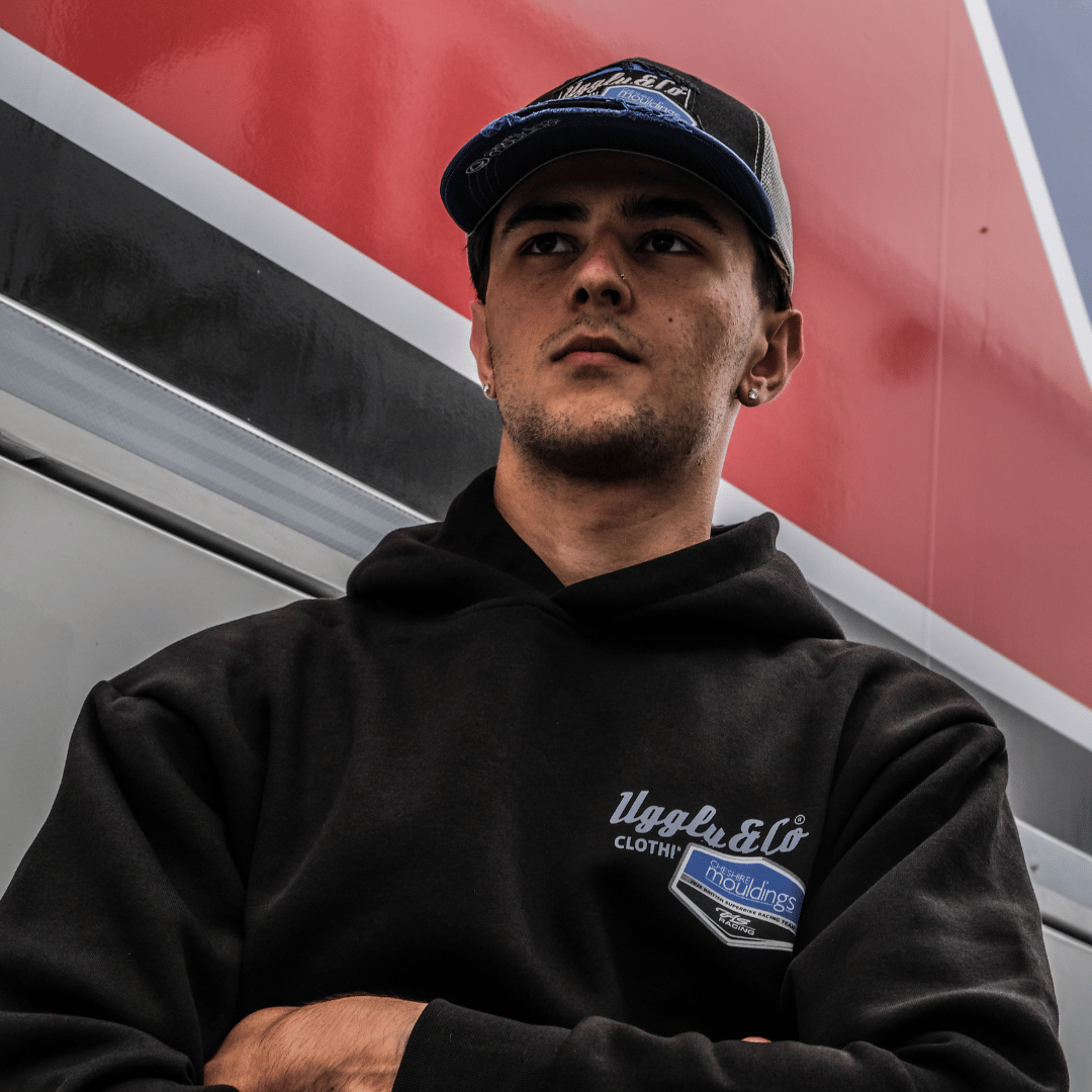 TAS Racing x Cheshire Mouldings Heavyweight Hoodie | Uggly & Co