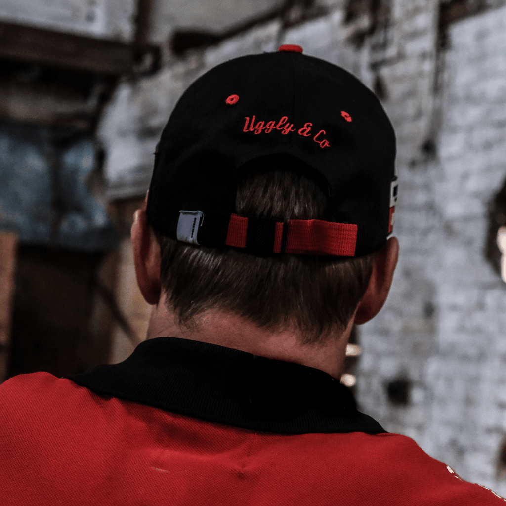 Milwaukee Tools x Ducati Team-Wear Trucker Hat – Red & Black Cotton Cap
