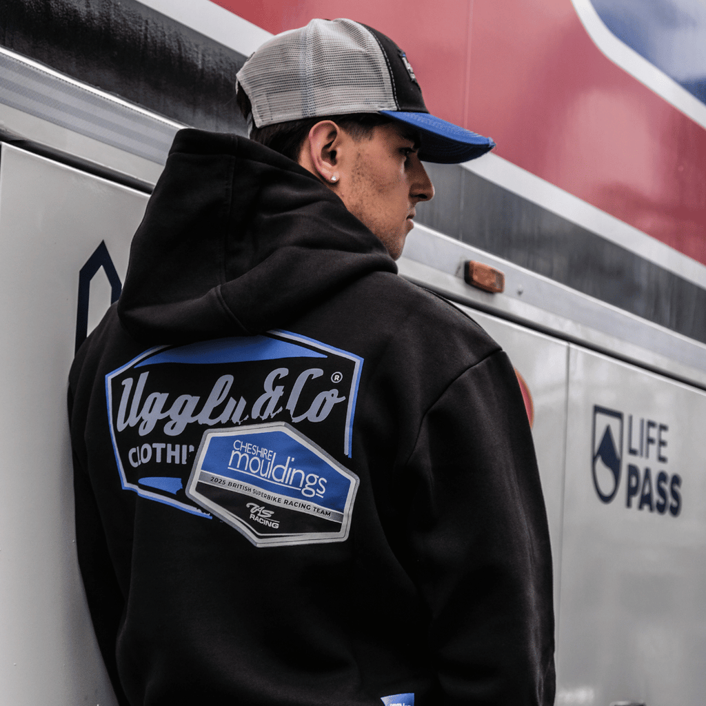 TAS Racing x Cheshire Mouldings Heavyweight Hoodie | Uggly & Co