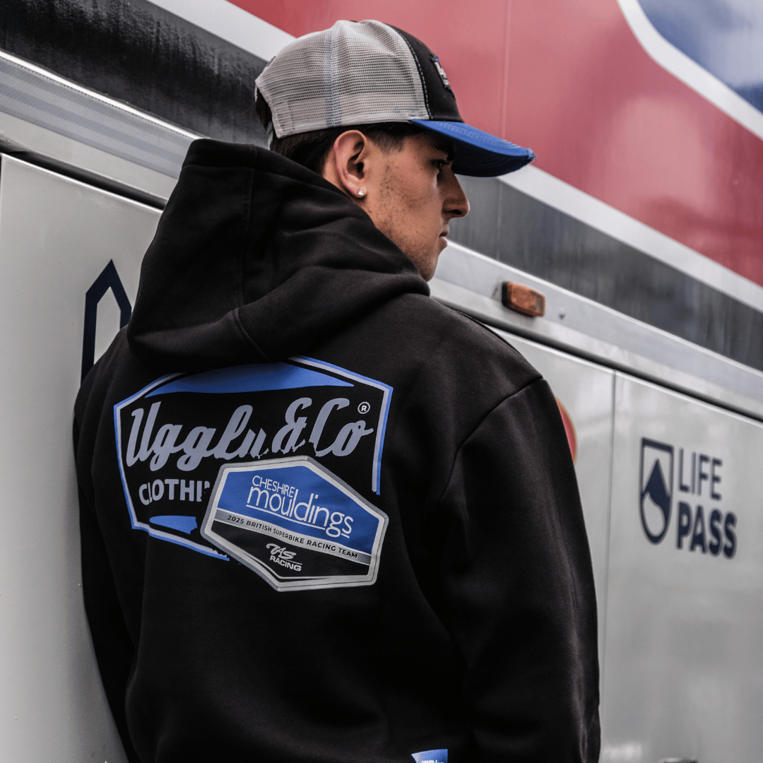 TAS Racing x Cheshire Mouldings Heavyweight Hoodie | Uggly & Co