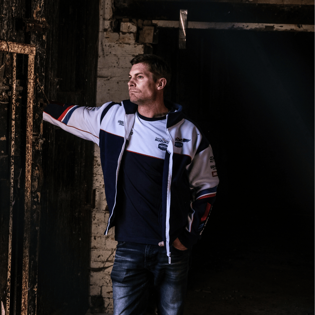 Team Classic Suzuki Track Jacket | Uggly & Co 2025 Heavyweight Fleece