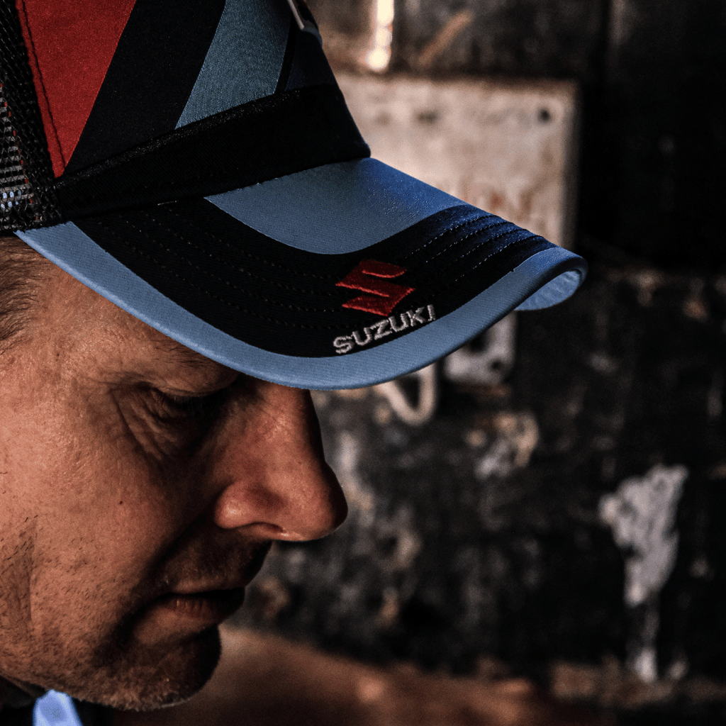 Uggly & Co Team Classic Suzuki Trucker Hat – Racing Mesh Cap
