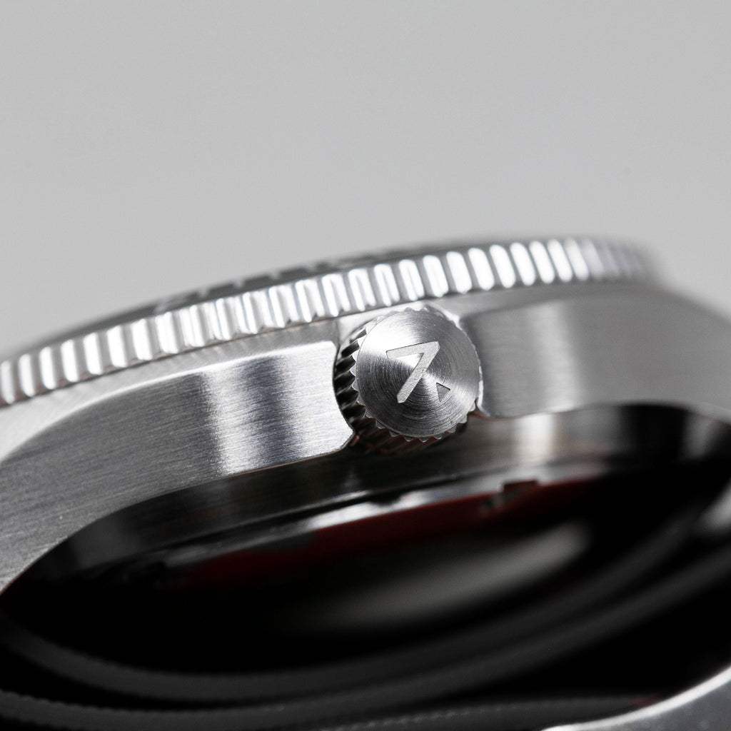 'Tempest' Quartz Navigator Watch (40mm) | Pitch Black NATO