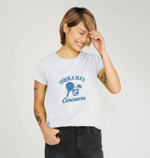 Tequila Slice Women’s Padel T-Shirt - Organic Cotton, Limited Edition
