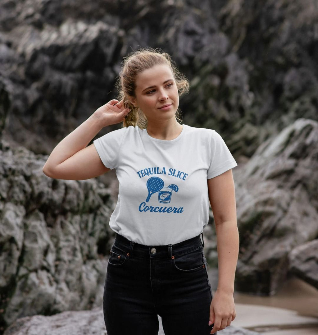 Tequila Slice Women’s Padel T-Shirt - Organic Cotton, Limited Edition