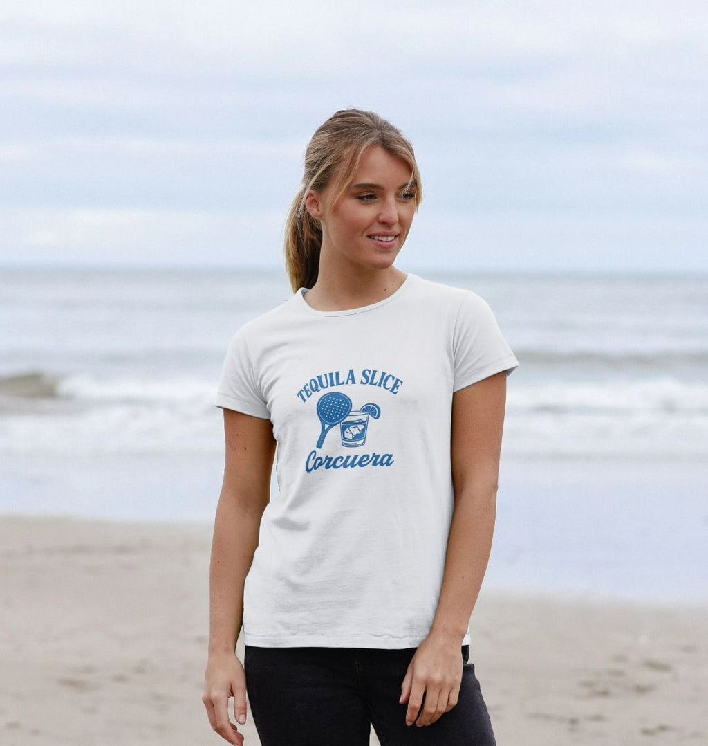 Tequila Slice Women’s Padel T-Shirt - Organic Cotton, Limited Edition