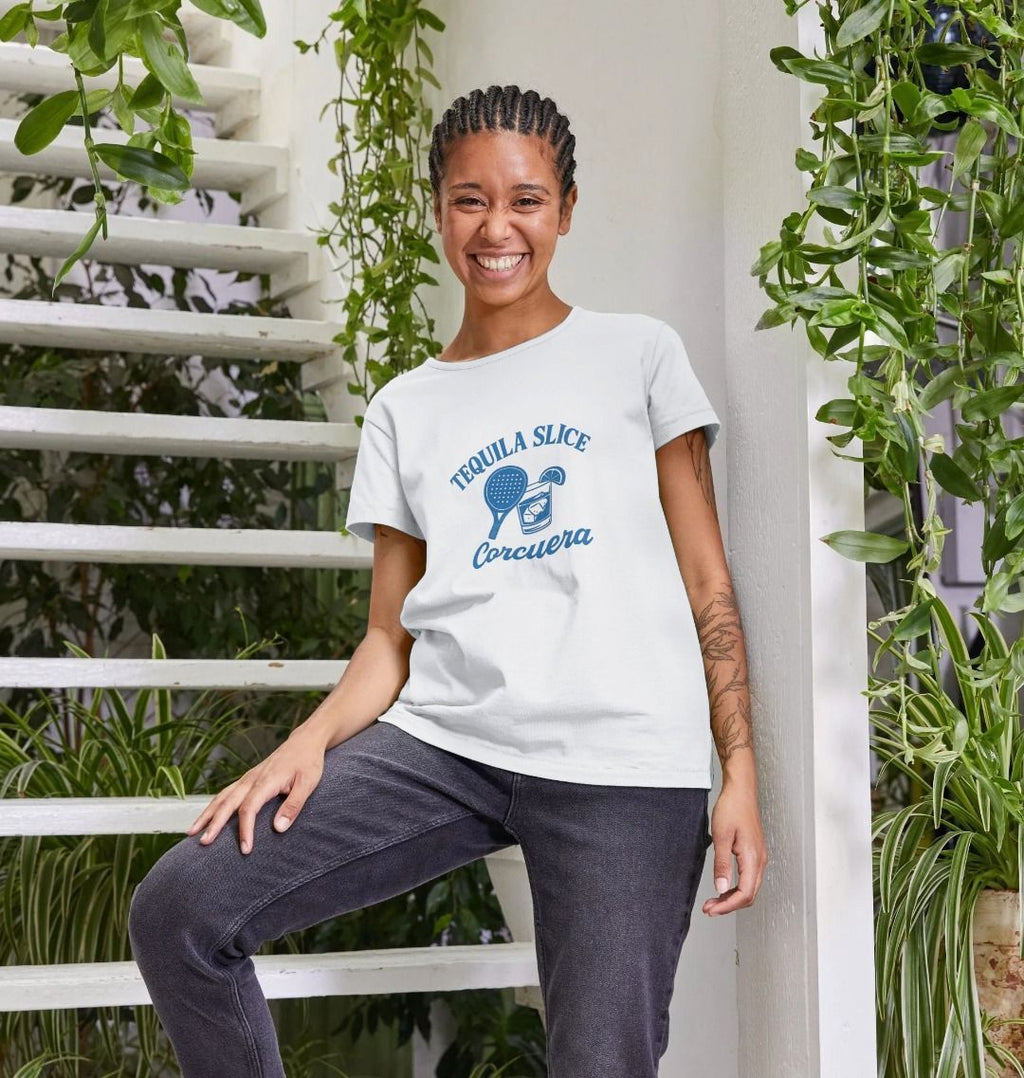 Tequila Slice Women’s Padel T-Shirt - Organic Cotton, Limited Edition