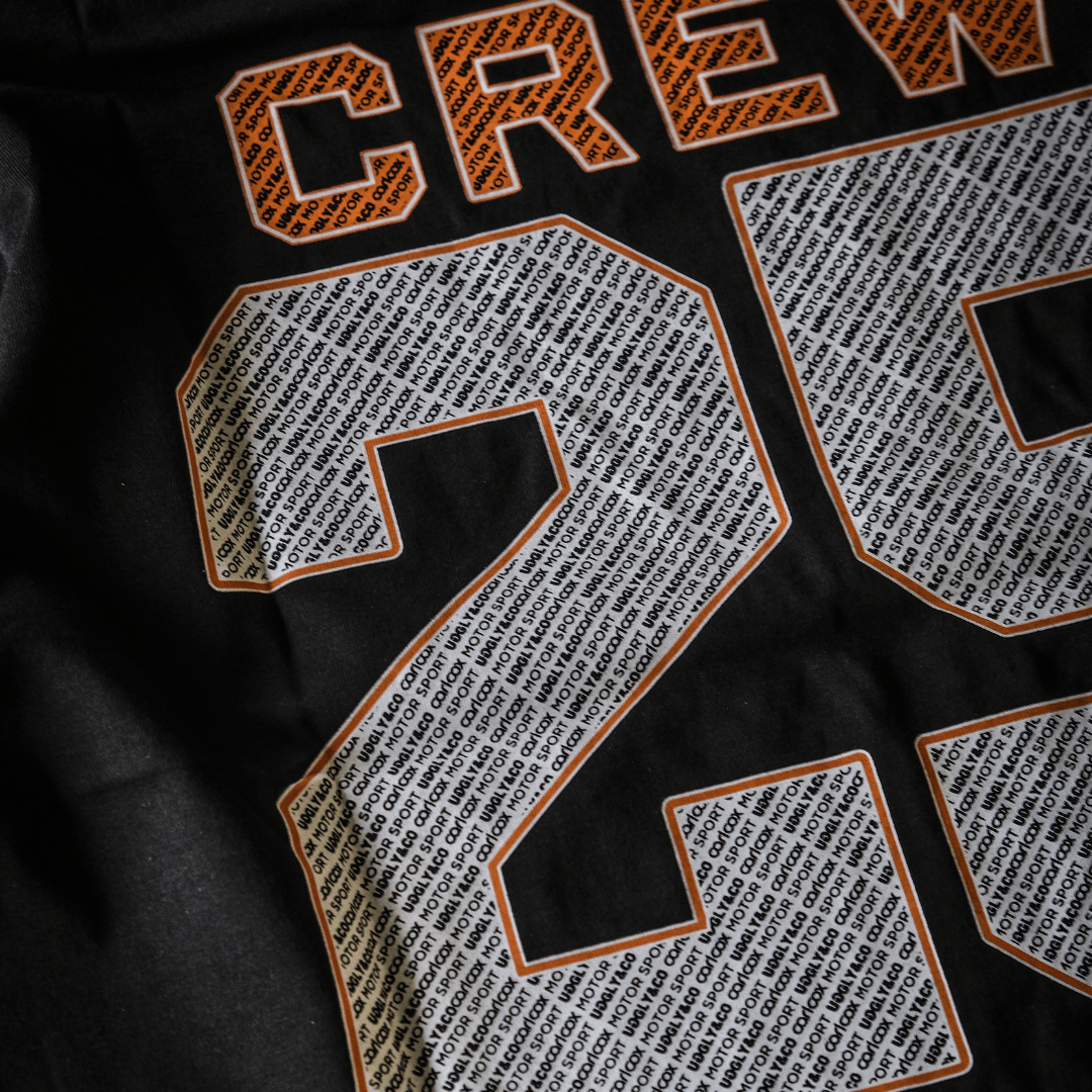 Uggly and Co Black Dub 2025 Crew Tee – Heavyweight Cotton T-Shirt