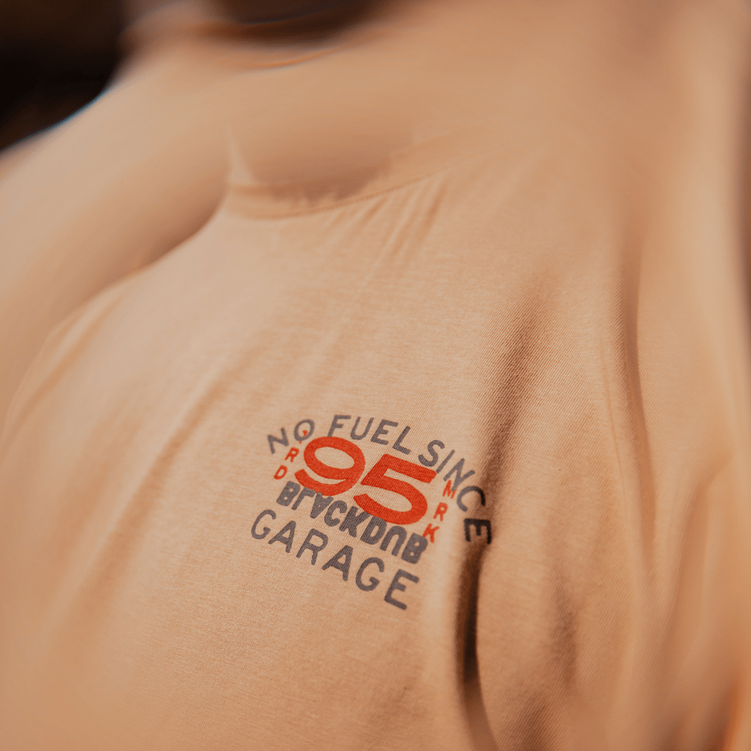 Uggly and Co No Fuel Since '95 Heavyweight Cotton Tee – Brown