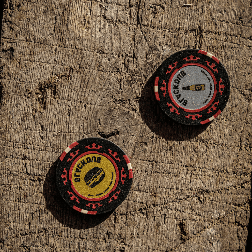 Burger Poker Chip Collectible Token – The Black Dub by Uggly and Co