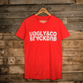 Uggly and Co Red Box Tee – 100% Cotton Motorcycle Graphic T-Shirt